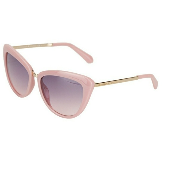 NWT Kate Spade Cissy Cat Pink Gold Sunglasses - Picture 8 of 8